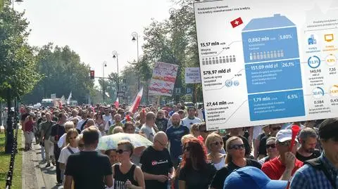 Mieszkaniowe kredyty frankowe, stan na koniec czerwca 2017 - BIK