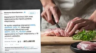 Ograniczenia na import wieprzowiny ze strony USA dotyczą obecnie jedynie dwóch zakładów