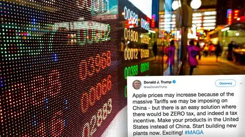 Słowa Trumpa wywołały panikę w Azji. Dostawcy Apple grubo pod kreską
