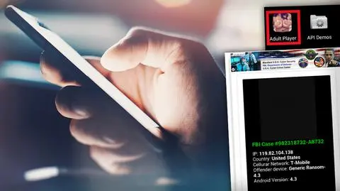 Aplikacja porno robi zdjęcia użytkownikom i żąda okupu