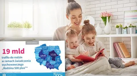 Resort rodziny: na Rodzina 500 plus do końca stycznia wydano 19 mld zł