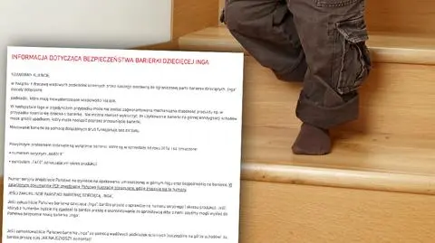 Wadliwa seria barierek zabezpieczających INGA