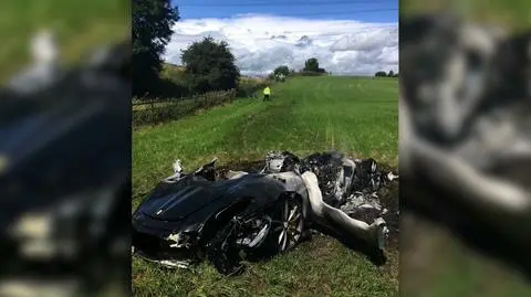 Wielka Brytania. Kierowca rozbił ferrari po godzinie od zakupu