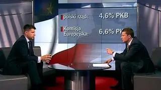 Kondycja polskiej gospodarki nie wygląda różowo. Jak powiedział w TVN CNBC Biznes ekonomista Ryszard Petru Polska gospodarka osiąga już twarde dno. O tym czy to tylko finansowy blef w wielkiej grze o wielkie pieniądze i o pieniądzach, które mają pozostać w portfelach Polaków czy z nich zniknąć, rozmawialiśmy w programie "Fakty ludzie pieniądze"