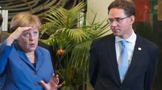 Kanclerz Niemiec Angela Merkel i premier Finlandii Jyrki Katainen