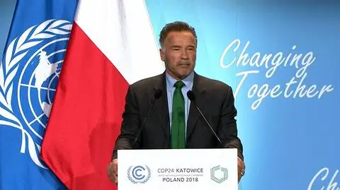 Arnold Schwarzenegger o ochronie klimatu na COP24 w Katowicach