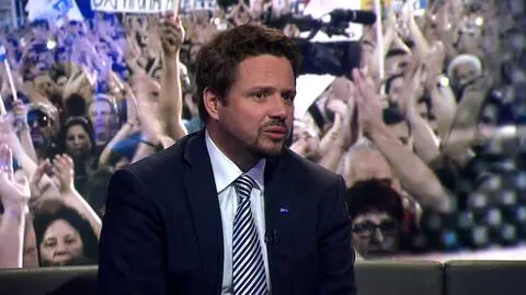 Rafał Trzaskowski był gościem programu "Świat" w TVN24 Biznes i Świat