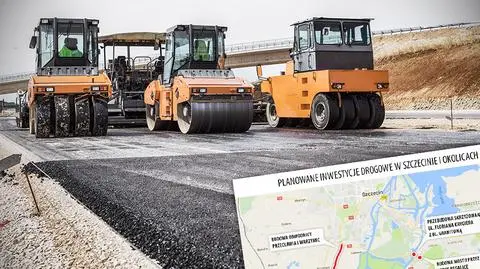 W poniedziałek poinformowano o nowych inwestycjach drogowych w okolicach Szczecina