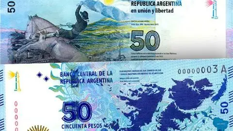 W.Brytania: argentyński banknot z Falklandami "tanim chwytem"