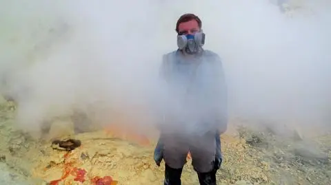 Grzegorz Gawlik chce zdobyć sto wulkanów