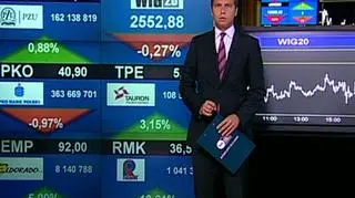 Przy wysokich obrotach, które niewiele ustąpiły poniedziałkowym, rynek akcji w Warszawie nie notował większych zmian. Reakcje na słabe dane z Europy były umiarkowane. O szczegółach Błażej Karwowski.