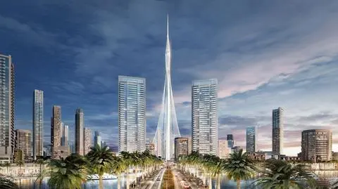 Dubaj. Wieża Dubai Creek Harbour przeszła ważne testy