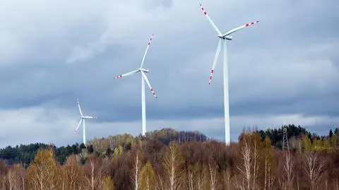 Orkan Sabina w Polsce. Wysoka produkcja energii przez farmy wiatrowe