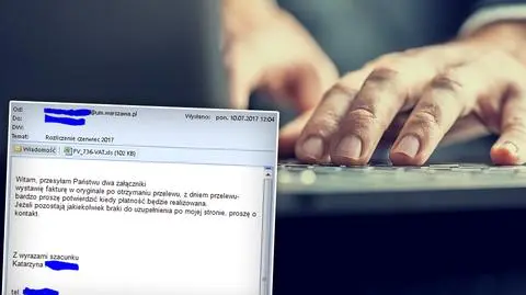 Wiadomości mailowe, rozsyłane przez wirus, podpisane są imieniem, nazwiskiem i numerem telefonu rzeczywistej osoby