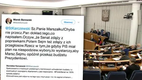 Karczewski odpowiada Borowskiemu na informację o przekazaniu budżetu
