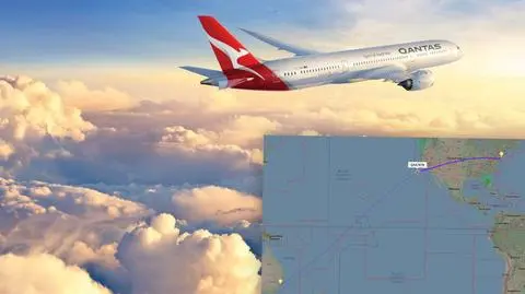 Najdłuższy lot w historii. Samolot Qantas Airways wystartował z Nowego Jorku w podróż do Sydney