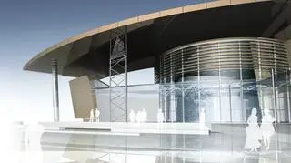 Wizualizacja nowego projektu Plaza Centers w Toruniu