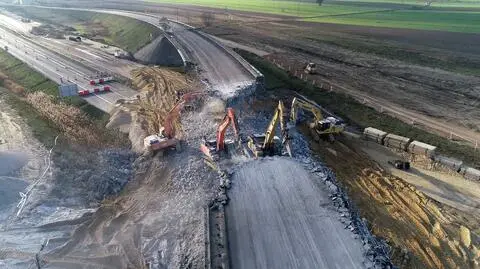 A1 Tuszyn – Piotrków Trybunalski. Odcinek będzie zamknięty na czas wyburzania wiaduktów