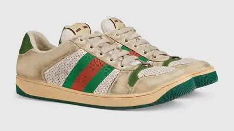 Nowe buty Gucci wyglądają na używane. Do kupienia za około 3300 zł