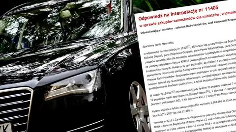 Rząd ma 505 samochodów służbowych, Kempa odpowiada posłom Nowoczesnej