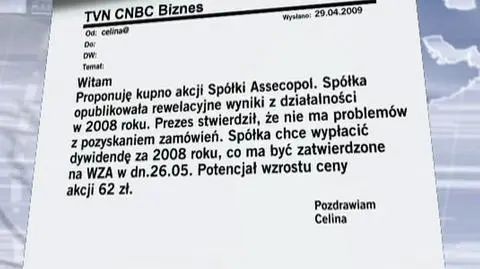Kupujemy akcje spółki Asseco Poland