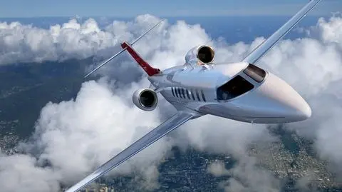 Pierwszy tak luksusowy odrzutowiec na polskim niebie