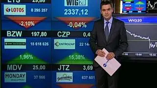 WIG20 zaczął na plusie, ale o 14:30 dane ze Stanów Zjednoczonych rozczarowały inwestorów i indeks kończy dzień 0,04% na minusie. Traciły dzisiaj m.in. takie spółki jak Lotos czy PGNiG, a na plusie Mostostal oraz Centrozap. 
