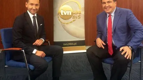 Micheil Saakaszwili gościem TVN24 BiS