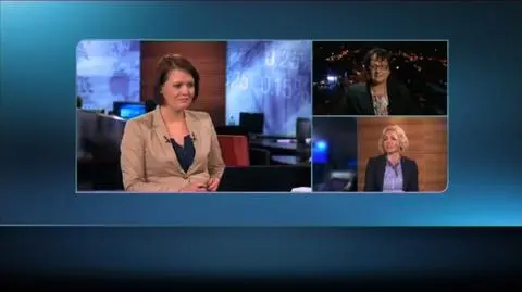 Młoda matka na wyborach