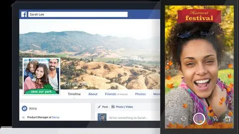 Facebook wprowadza nakładki na zdjęcia i filmy
