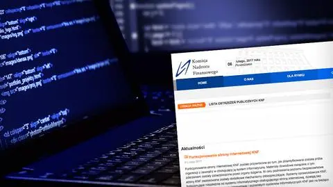 KNF: Strona już działa, wprowadzono dodatkowe zabezpieczenia