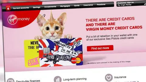 Sex Pistols na kartach kredytowych Virgin Money
