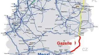 Sieć niemieckich gazociągów i magazynów. Kluczową rolę dla Gazpromu mają odgrywać NEL, OPAL i Gazelle