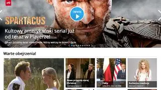 Użytkownicy serwisu mogą oglądać m.in. innymi popularny amerykański serial "Spartakus"