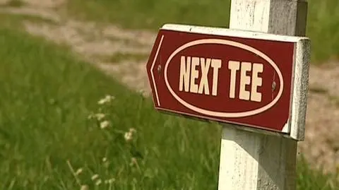 Pole golfowe pod domem