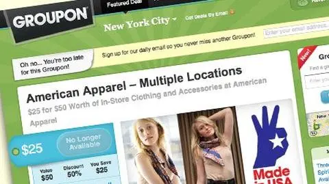 Groupon chce sprzedać się sam