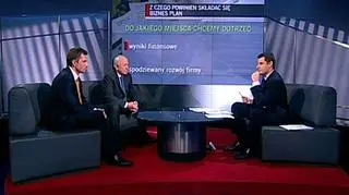 Własna działalność gospodarcza wymaga determinacji, dobrego pomysłu i nakładów finansowych. Skąd młodzi przedsiębiorcy mogą je pozyskać? Jakie problemy mogą stawać na drodze do pomnażania zainwestowanych pieniędzy? Gośćmi programu Fakty Ludzie Pieniądze byli doświadczony przedsiębiorca, właściciel firmy Grycan, Zbigniew Grycan oraz prezes portalu turystycznego Amin.pl, Michał Kołtyś.