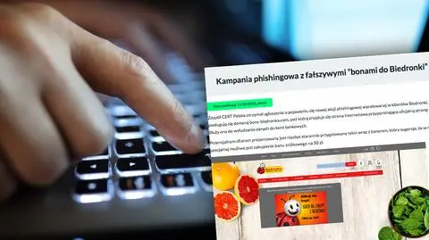 Uwaga na fałszywe bony do Biedronki