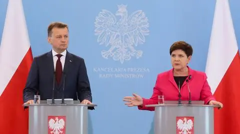 Premier Beata Szydło po posiedzeniu Rządowego Zespołu Zarządzania Kryzysowego