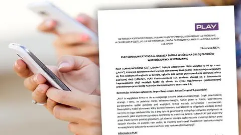 Play chce wejść na Giełdę Papierów Wartościowych w Warszawie