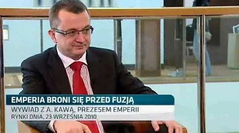Propozycja Eurocashu jest rażąco niekorzystna dla akcjonariuszy spółki Emperia, twierdzi jej prezes Artur Kawa. O powodach, przez które nie chce się do połączenia obu spółek, tłumaczy w rozmowie z Mikołajem Kunicą.