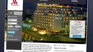 Luksusowy hotel Marriott International ucieka z Aten