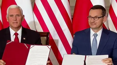 Mike Pence i Mateusz Morawiecki podpisali deklarację ws. bezpieczeństwa sieci 5G