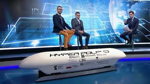 Hyperloop w Polsce. Hyper Poland pokazało model w TVN24 BiS