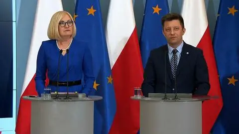 Szef KPRM mówił podczas konferencji o kosztach nowych programów PiS