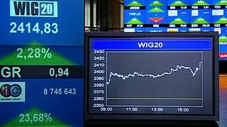 Dobry nastrój na WIG20. Dziś przewagę zdecydowanie miały byli. Ostatecznie indeks zakończył sesję na ponad 2 procentowym plusie. O szczegółach Agata Biały.