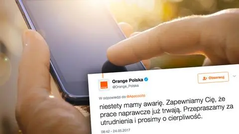 Orange Polska potwierdza, że ma awarię