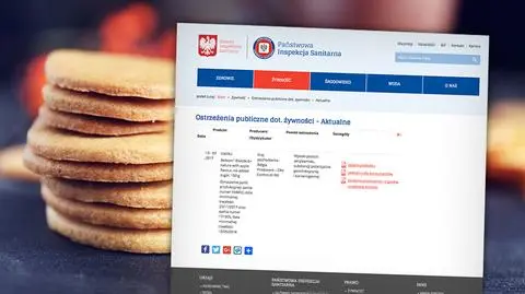 Główny Inspektorat Sanitarny wydał ostrzeżenie przed zakupem dwóch partii ciastek