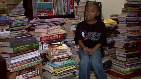 Właścicielką księgarni "Czytające Serce" jest 8-letnia Danay Ferguson