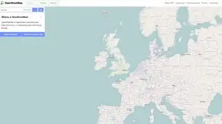 W OpenStreetMap udostępniono narzędzie, które pozwala wytyczyć optymalną trasę przejazdu między wybranymi punktami